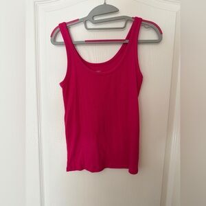 Old Navy Hot Pink Ribbed Tank Top